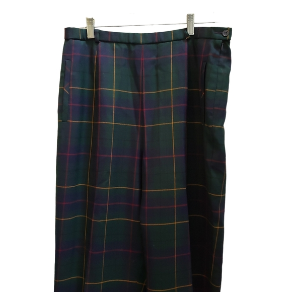 NWT Vintage Pendleton Wool Tartan Plaid Pant Suit XL 16 - Picture 7 of 15